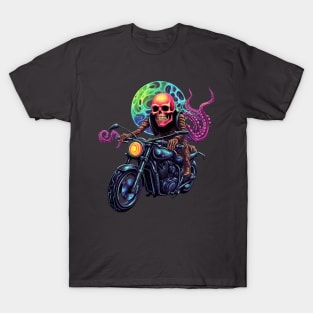 Radical Horror Biker From Another Universe T-Shirt